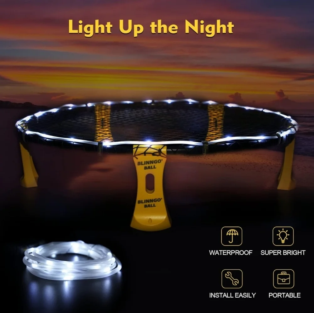 Blinngoball Roundnet Set with Carrying Bag & Strip Light – Pro Kit - Picture 5 of 10